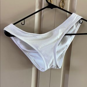 White swimsuit bottoms